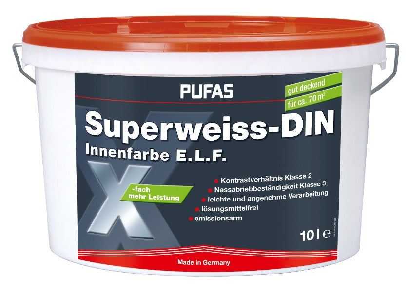 PUFAS Superweiss DIN 10 Liter