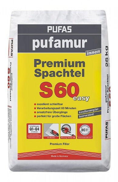 Pufamur Premium Spachtel S60 easy 10kg