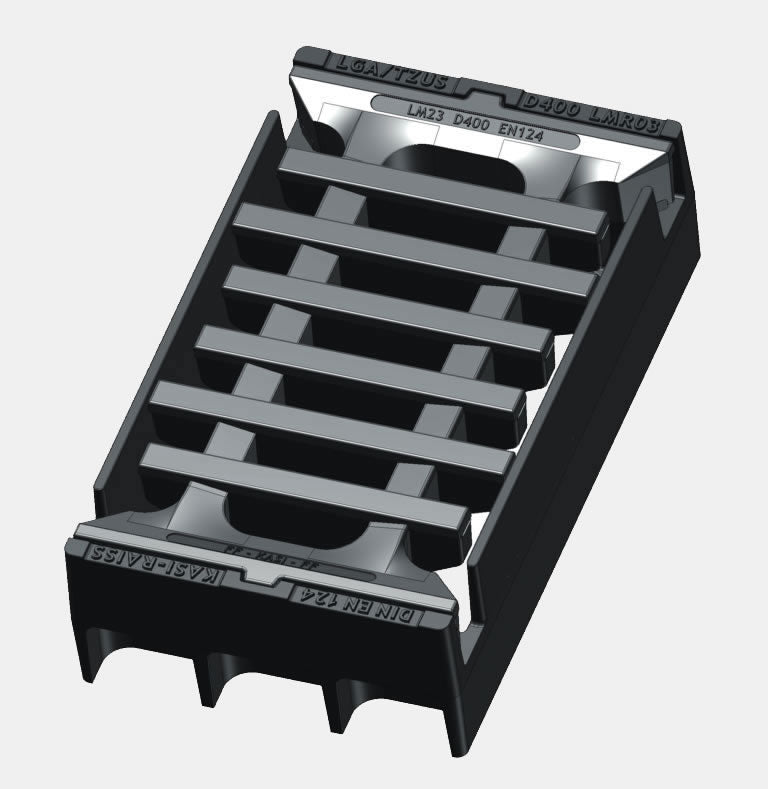BEGU-Aufsatz D400 300x500mm Pultform mit Dämpfungseinlage