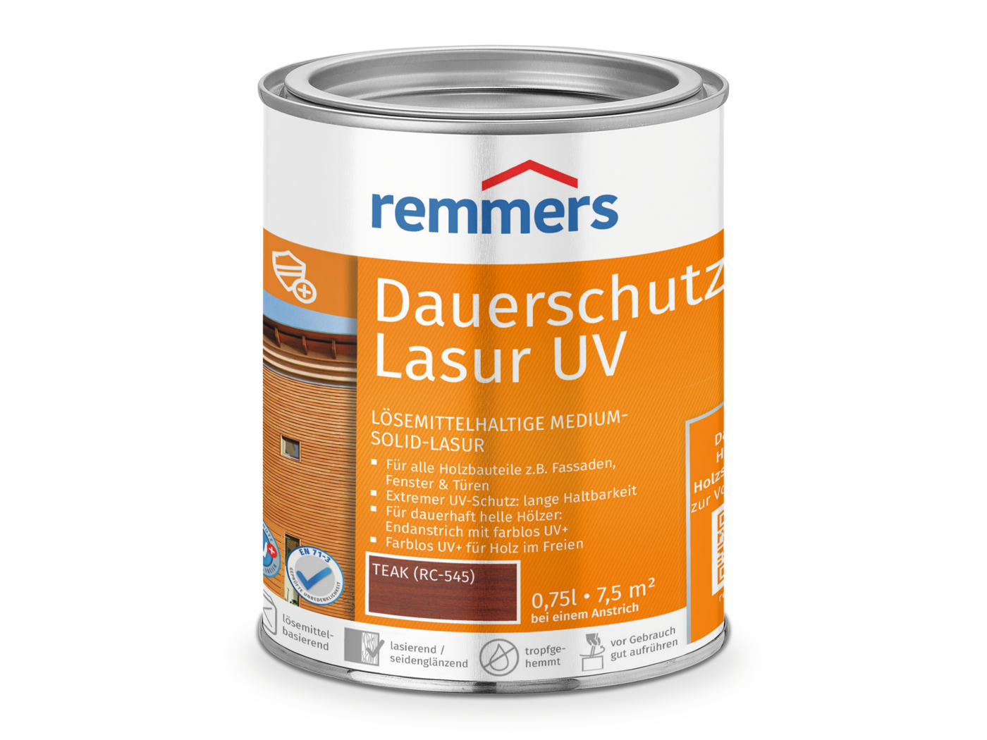 DAUERSCHUTZ-LASUR UV TEAK 0,75l