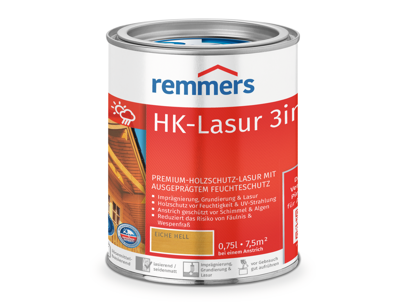 HK-LASUR 3 IN 1 PLUS EICHE HELL (RC-365) 750 ML