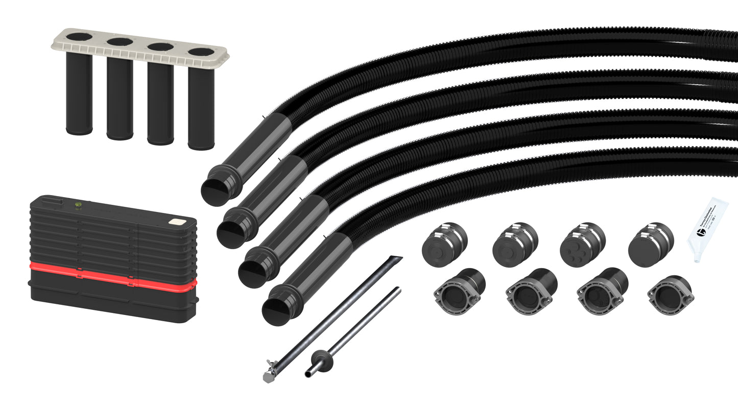 Mehrsparten-Bauherrenpaket MSH Basic FUBO-BHP-6m ohne Gasanschluss-Set