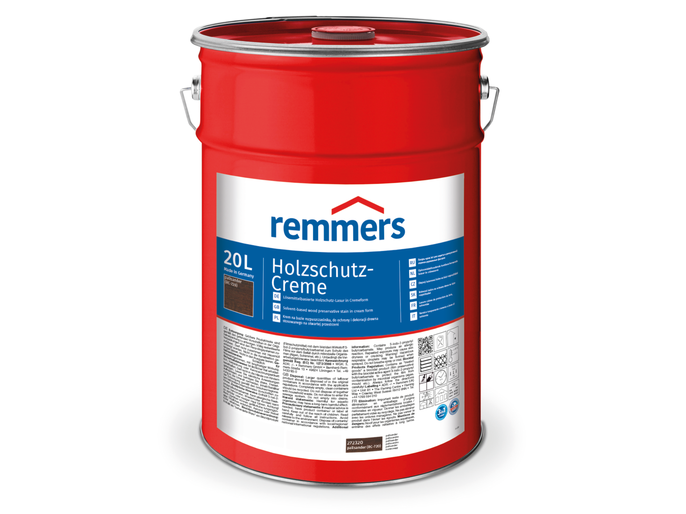 HOLZSCHUTZ-CREME PALISANDER 20,00 LTR