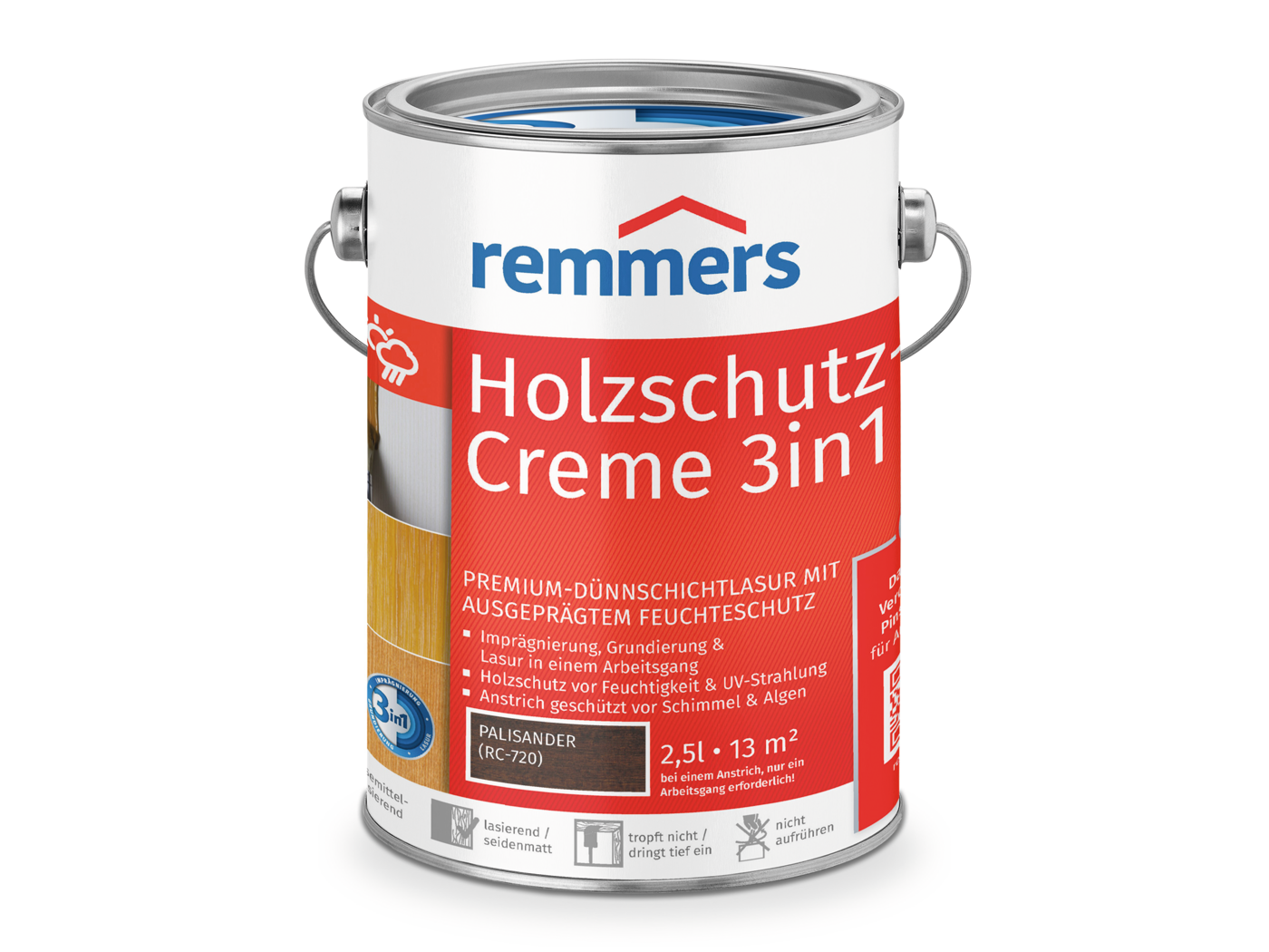 HOLZSCHUTZ-CREME PALISANDER 2,50 LTR