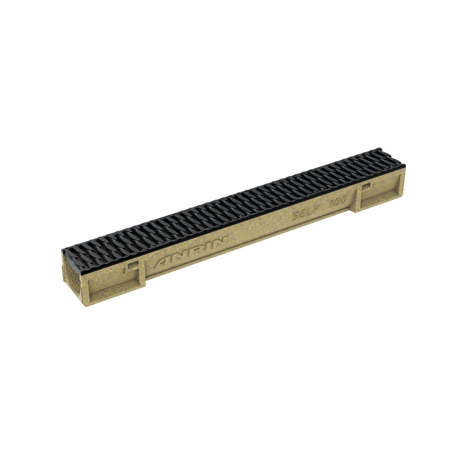 Anrin Self 100 Rinne mit Kunststoffrost B125m 100x12,2x10,3 cm