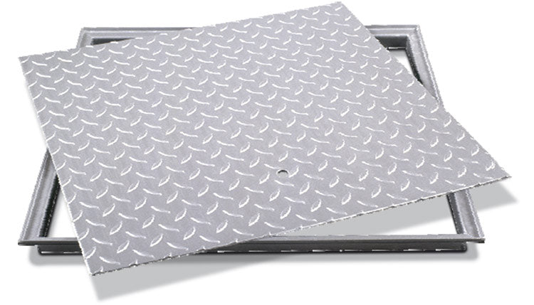 Schachtabdeckung 410 x 410 mm, verzinkt LRL-Stahl 5kN/qm Stück