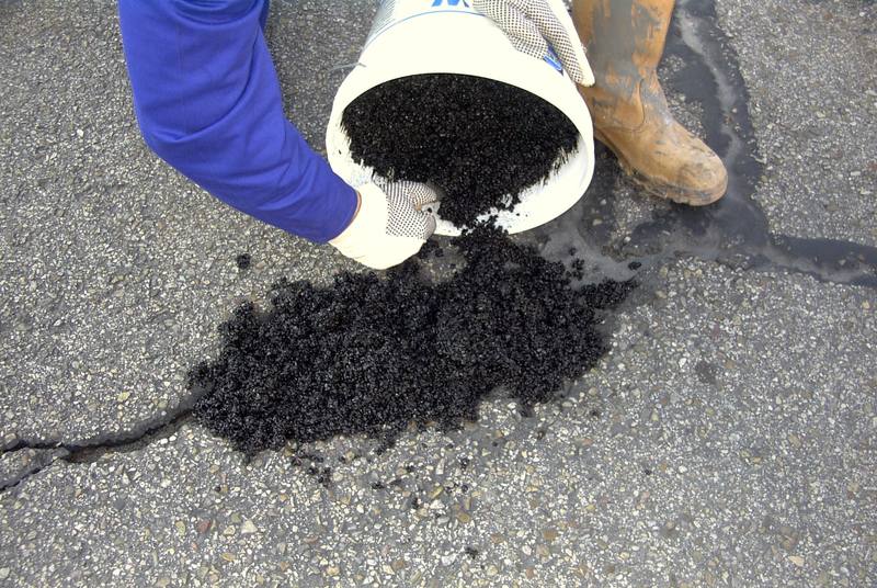 Reparaturasphalt ,,Topolit" Bitumenfix 0-5mm 25kg