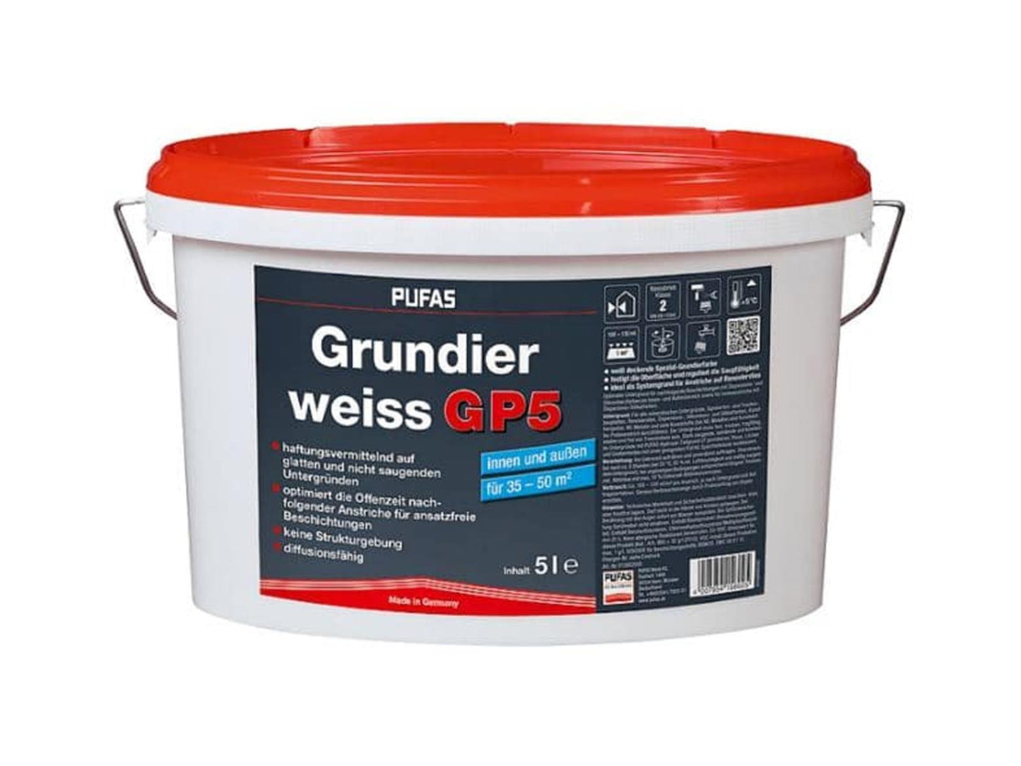 PUFAS Grundierweiss GP 5 5 Liter
