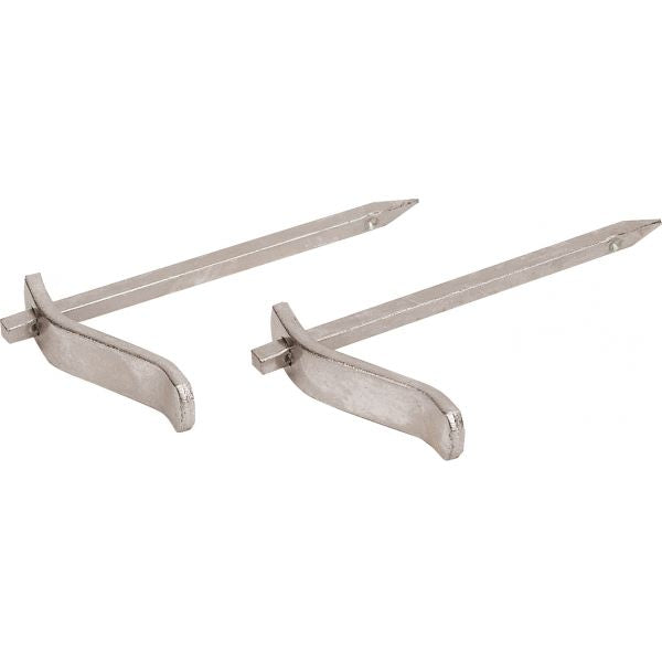 Putzhaken kantig, verzinkt 150mm