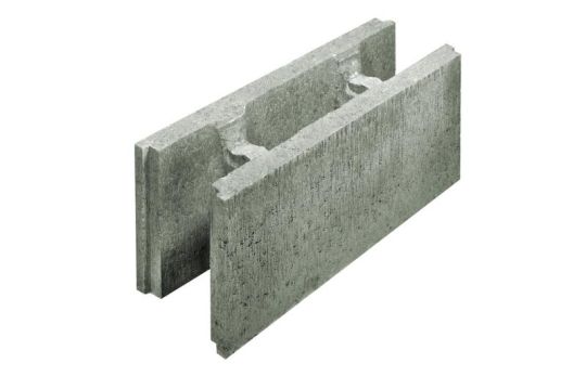 Beton Schalungsstein grau