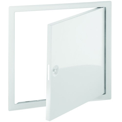 Revisionstür SOFTLINE RAL 9016 weiß, mit Vierkantverschluss