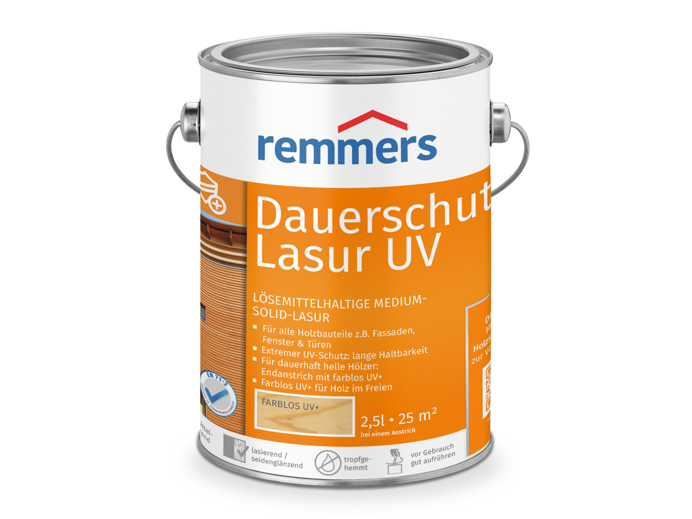 DAUERSCHUTZ-LASUR UV FARBLOS 2,5l