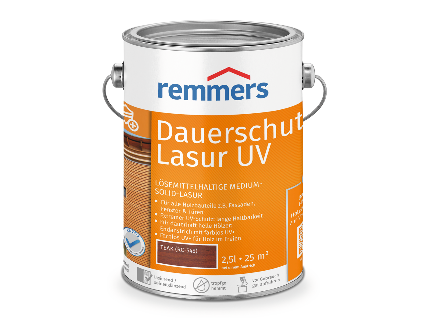 DAUERSCHUTZ-LASUR UV TEAK 2,5l