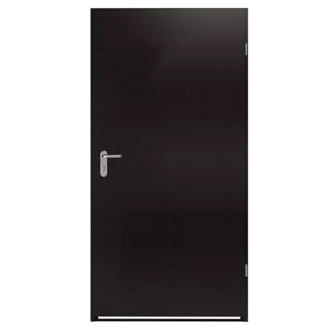 Stahltuer ZK Mehrzweck mit Eckzarge 875 x 2000 mm DIN Links, ohne  Bodeneinstand ähnlich RAL 7016