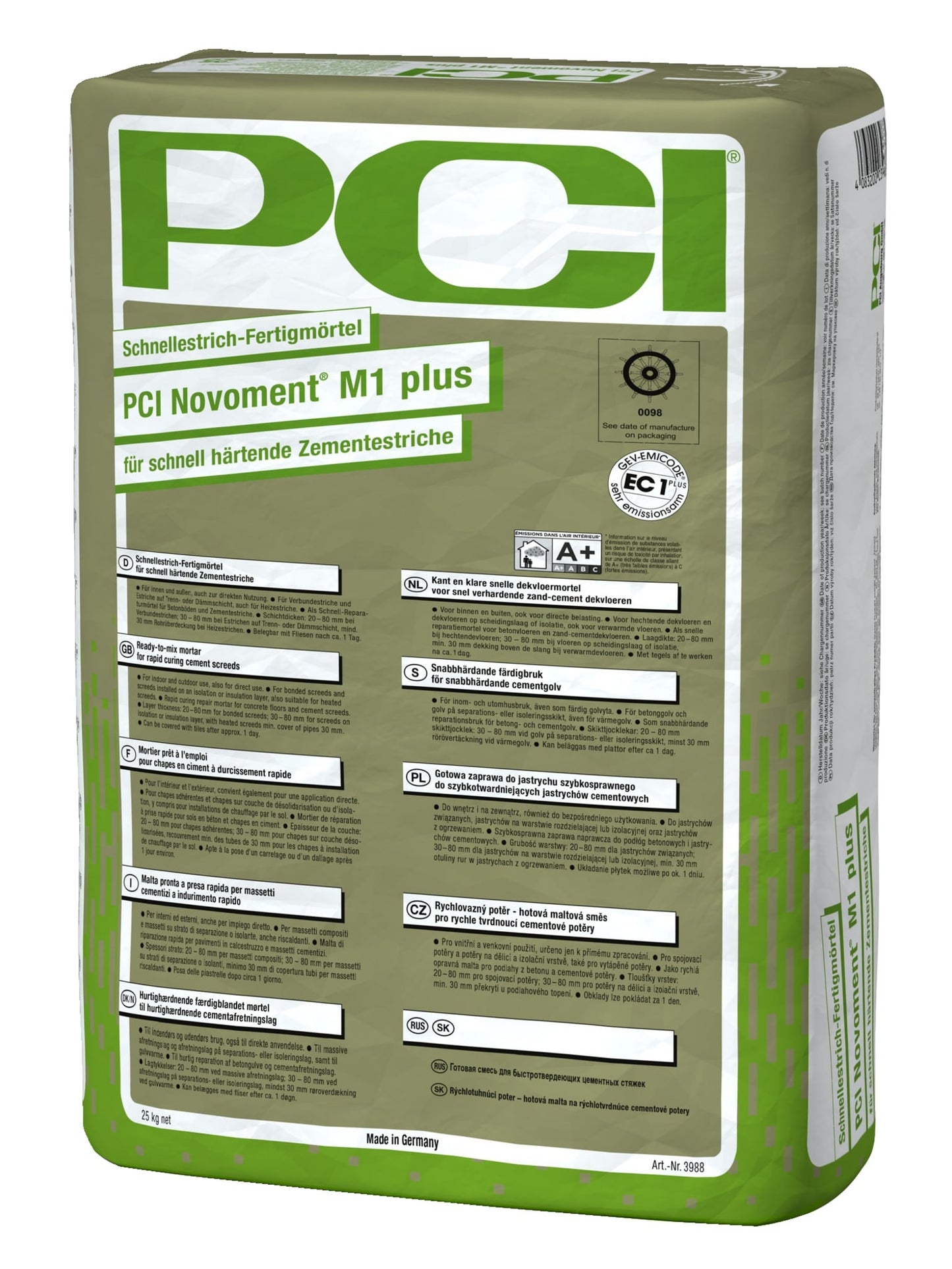 PCI Novoment M1 Plus 25 kg