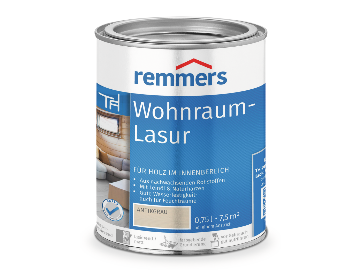 WOHNRAUM-LASUR ANTIKGRAU 0,75l