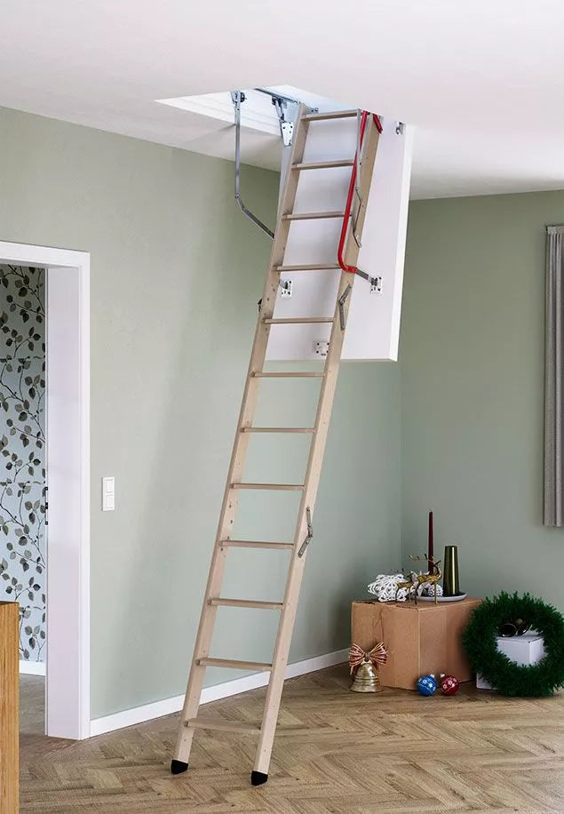 Dolle click-fix 76 Bodentreppe, 130 x 60 cm RH bis 274cm, Lukenkasten 24cm hoch